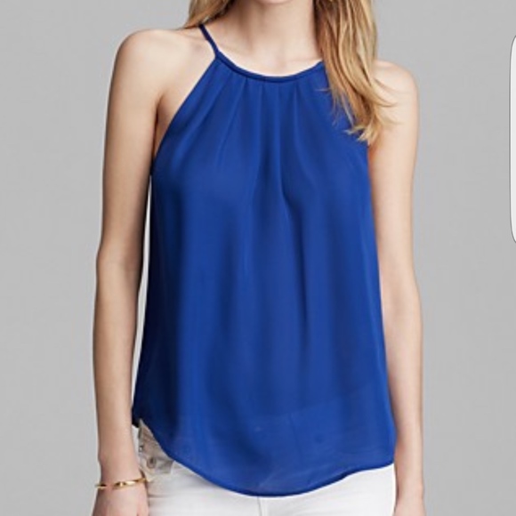 Joie Tops - Joie Amarey Blue Tank 100% Silk NWT Size Medium
